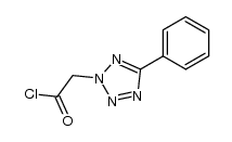 5-phenyltetrazol-2-ylacetic acid chloride Structure