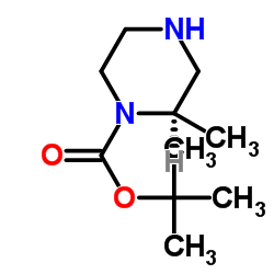 (R)-tert-Butyl 2-methylpiperazine-1-carboxylate structure