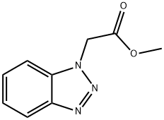 benzotriazol-1-yl-acetic acid methyl ester结构式