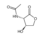 N-((3S,4S)-4-hydroxy-2-oxotetrahydrofuran-3-yl)acetamide结构式