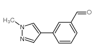 3-(1-METHYL-1H-PYRAZOL-4-YL)BENZALDEHYDE Structure