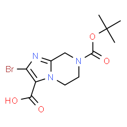 2-Bromo-7-(tert-butoxycarbonyl)-5,6,7,8-tetrahydroimidazo[1,2-a]pyrazine-3-carboxylic acid picture