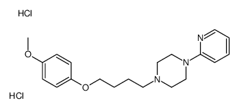 1-[4-(4-methoxyphenoxy)butyl]-4-pyridin-2-ylpiperazine,dihydrochloride结构式