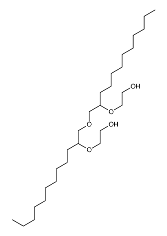 2-[1-[2-(2-hydroxyethoxy)dodecoxy]dodecan-2-yloxy]ethanol结构式