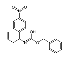 benzyl N-[1-(4-nitrophenyl)but-3-enyl]carbamate Structure