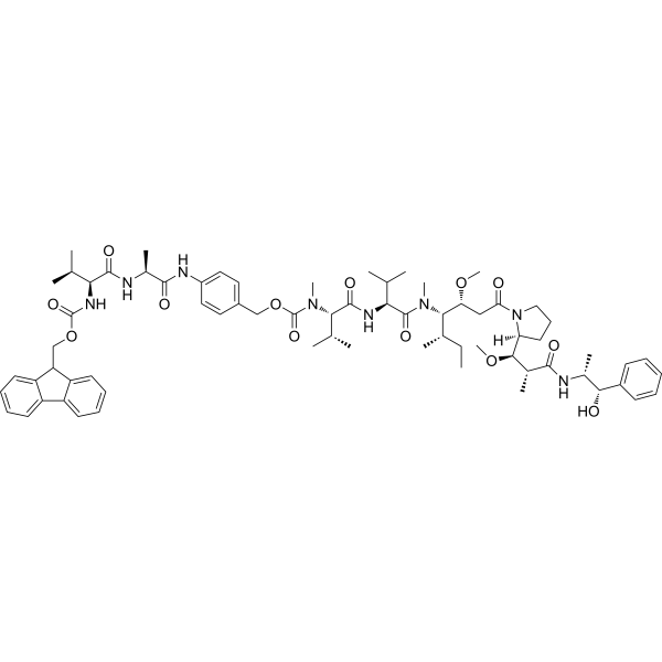 Fmoc-VAP-MMAE Structure