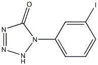 5H-Tetrazol-5-one, 1,2-dihydro-1-(3-iodophenyl)- Structure