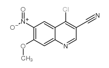 4-氯-7-甲氧基-6-硝基-喹啉-3-甲星空app结构式