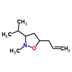 Isoxazolidine, 2-methyl-3-(1-methylethyl)-5-(2-propenyl)- (9CI) Structure