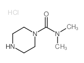 Piperazine-1-carboxylic acid dimethylamidehydrochloride结构式