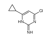 2-amino-4-chloro-6-cyclopropylpyrimidine Structure