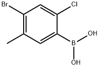 2-Chloro-4-bromo-5-methylphenylboronic acid picture