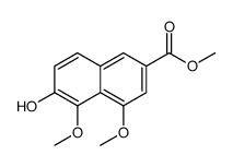 Methyl 6-hydroxy-4,5-dimethoxy-2-naphthoate Structure