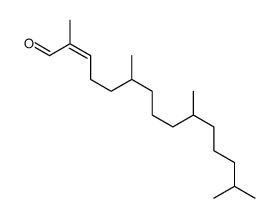 2,6,10,14-tetramethylpentadec-2-enal结构式