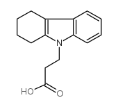 3-(1,2,3,4-四氢-9H-咔唑-9-基)丙酸结构式