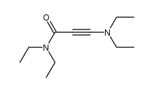 diethylamino-propynoic acid diethylamide Structure