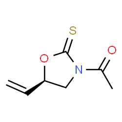 2-Oxazolidinethione, 3-acetyl-5-ethenyl-, (5R)- (9CI)结构式