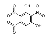 2,4,5-trinitrobenzene-1,3-diol Structure