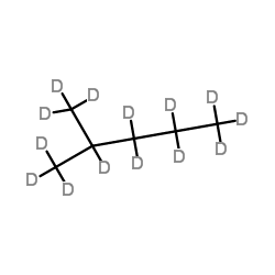 2-(2H3)Methyl(2H11)pentane Structure