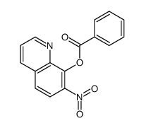 Benzoic acid 7-nitro-8-quinolyl ester structure