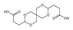 2,4,8,10-tetraoxaspiro[5.5]undecane-3,9-dipropionic acid Structure