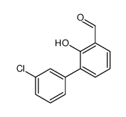 3-(3-chlorophenyl)-2-hydroxybenzaldehyde Structure