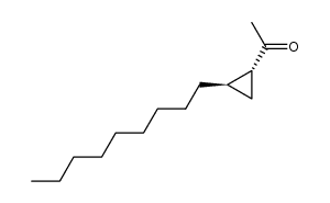 Nonyl-2R-cyclopropyl-1R(methyl)-keton Structure