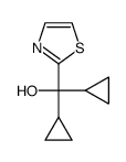 dicyclopropyl(1,3-thiazole-2-yl)methanol结构式