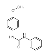 Urea, N- (4-methoxyphenyl)-N-phenyl- Structure