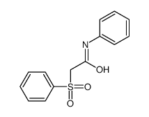 2-(benzenesulfonyl)-N-phenylacetamide结构式