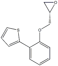 (S)-2-(2-Glycidyloxyphenyl)thiophene Structure