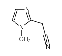 2-(1-甲基-1H-咪唑-2-基)乙腈结构式