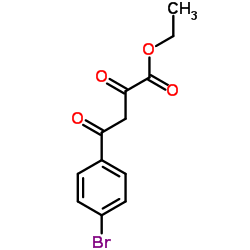 Ethyl 4-(4-bromophenyl)-2,4-dioxobutanoate结构式