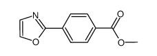 4-oxazol-2-yl-benzoic acid methyl ester结构式