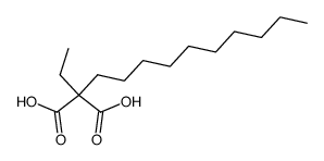 ethyl-decyl-malonic acid结构式