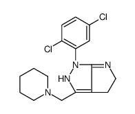 1-(2,5-dichlorophenyl)-3-(piperidin-1-ylmethyl)-4,5-dihydro-2H-pyrrolo[2,3-c]pyrazole Structure