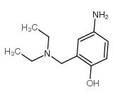 4-AMINO-ALPHA-DIETHYLAMINO-O-CRESOL Structure