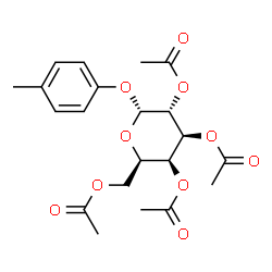 4-Methylphenyl Tetra-O-acetyl-α-D-galactopyranoside structure