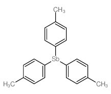 tris(4-methylphenyl)stibane结构式