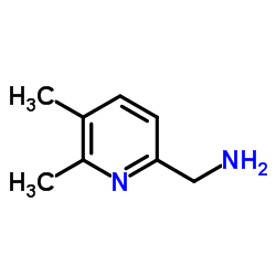 2-氨基甲基-5,6-二甲基吡啶结构式