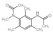 Acetamide,N-[3-(acetylamino)-2,4,6-trimethylphenyl]-N-methyl-结构式