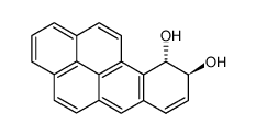 BENZO(A)PYRENE-9,10-DIHYDRODIOL结构式