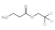 2,2,2-trichloroethyl butanoate Structure