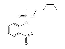 1-[methyl(pentoxy)phosphoryl]oxy-2-nitrobenzene Structure