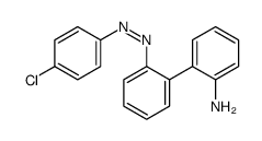 2-[2-[(4-chlorophenyl)diazenyl]phenyl]aniline Structure