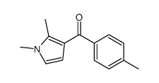 (1,2-dimethylpyrrol-3-yl)-(4-methylphenyl)methanone Structure