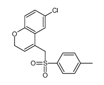 6-chloro-4-[(4-methylphenyl)sulfonylmethyl]-2H-chromene结构式