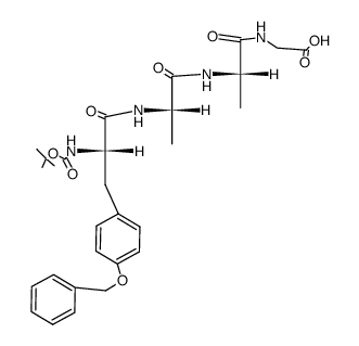 Boc-Tyr(Bzl)-Ala-Ala-Gly图片