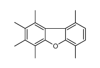 1,2,3,4,6,9-hexamethyldibenzofuran结构式