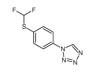 1-[4-(difluoromethylsulfanyl)phenyl]tetrazole Structure